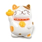 Opaque Resin Cabochons, Fortune Cat