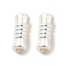 Long-Lasting Plated Alloy Beads, Cadmium Free & Nickel Free & Lead Free, Groove Column