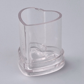 Plastic Candle Molds, for Candle Making Tools, Heart