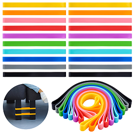 20pc 10 цвета силиконовые ленты для полотенец для пляжных стульев