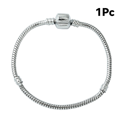 1браслеты из латуни в европейском стиле для изготовления ювелирных изделий, 180x3 мм