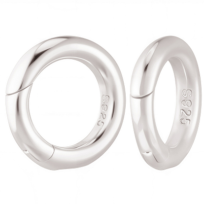 925 пружинные кольца из стерлингового серебра, кольцо