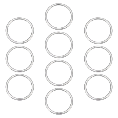 304 нержавеющей стали связывающий кольца, обруч для макраме, круглые кольца