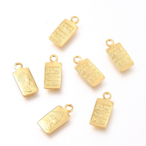 Латунные подвески, прямоугольник с женщиной и словом Credit Suisse