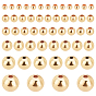 Brass Beads, Long-Lasting Plated, Nickel Free, Round