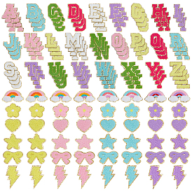 Компьютеризированная вышивка, пришивание и термонаклейка заплаток, аппликации из синели, золотой край, разнообразные