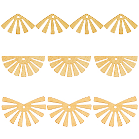 60 шт 3 стиль латунные подвески, вентилятор