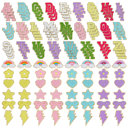 Компьютеризированная вышивка, пришивание и термонаклейка заплаток, аппликации из синели, золотой край, разнообразные