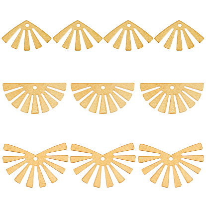 60 шт 3 стиль латунные подвески, вентилятор