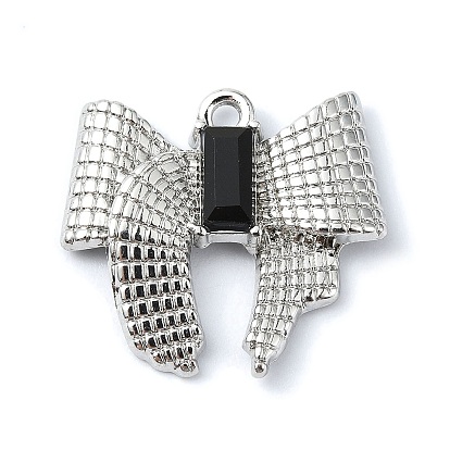 Сплав покрытия стойки с подвесками из стразов, бантом