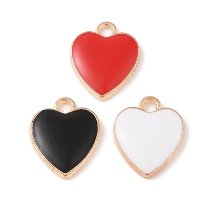 Подвески из эмали и сплава, золотой свет, шарма сердца