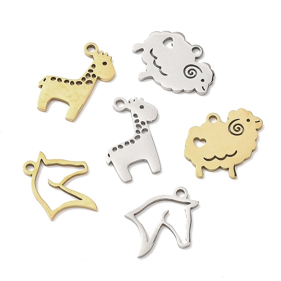 Тема животных 304 подвески из нержавеющей стали
