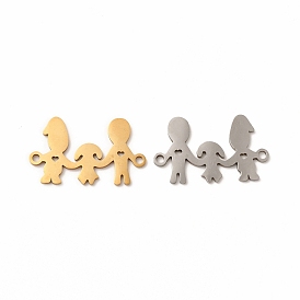 201 Stainless Steel Connector Charms, Family Links