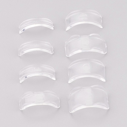 Fábrica de China 8 piezas 8 tamaños ajustador de tamaño de anillo invisible  de plástico, encajar anillos de 1~10 mm de ancho 18~20x4~11.5x3 mm, 8 PC /  sistema a granel en línea 