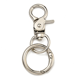 Alloy Split Key Rings, Keychain Clasp Findings