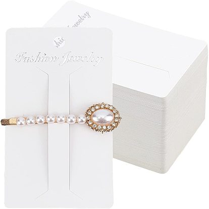 Cardboard Display Cards, Used For Hair Barrettes, Rectangle