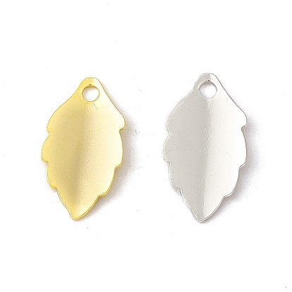 Brass Pendants, Cadmium Free & Lead Free, Leaf Charm