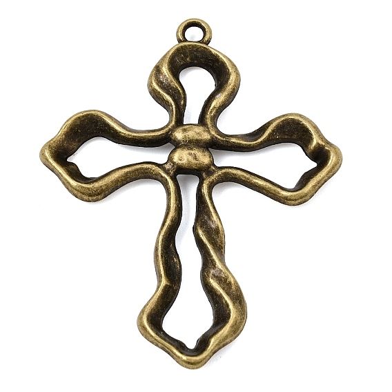 Tibetan Style Alloy Big Pendants, Cross Charms