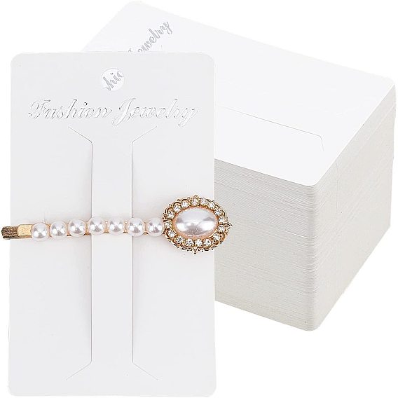 Cardboard Display Cards, Used For Hair Barrettes, Rectangle