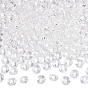 240Pcs Transparent K9 Glass Connector Charms, Faceted Octagon Links