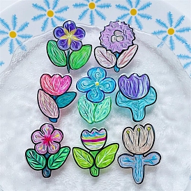 Acrylic Pendants, Flower