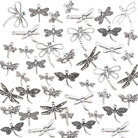 90 шт 9 подвески из цинкового сплава в тибетском стиле, без свинца и без кадмия, стрекоза