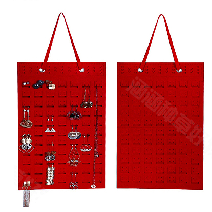 Настенная сумка для хранения украшений из шерсти, прямоугольные