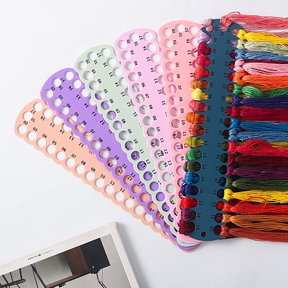 China Factory Plastic Cross Stitch Thread Holder, Embroidery Floss Organizer,  Winding Plate, Sewing Accessories Board with 37 Holes 60x300mm in bulk  online 