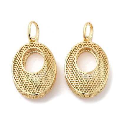 Латунные подвески, овальные, без кадмия и без свинца, стойки покрытие, долговечный, с целью перехода в кольце