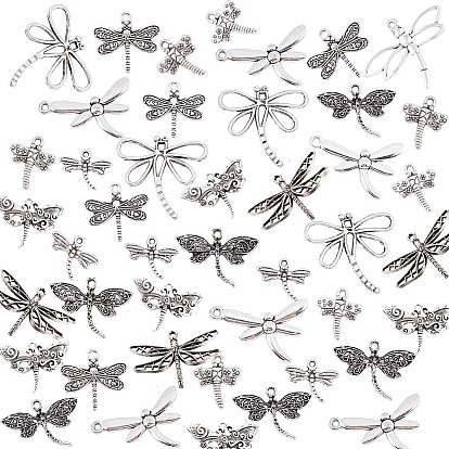 90 шт 9 подвески из цинкового сплава в тибетском стиле, без свинца и без кадмия, стрекоза