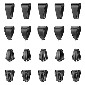 40шт 4 стиль 304 защелка из нержавеющей стали на дужках