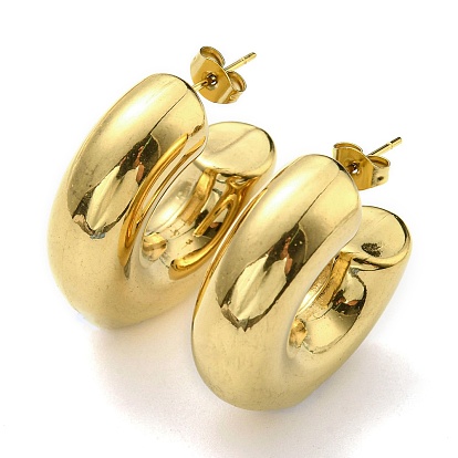 Ионное покрытие (ip) 316 серьги-гвоздики из хирургической нержавеющей стали для женщин, долговечный