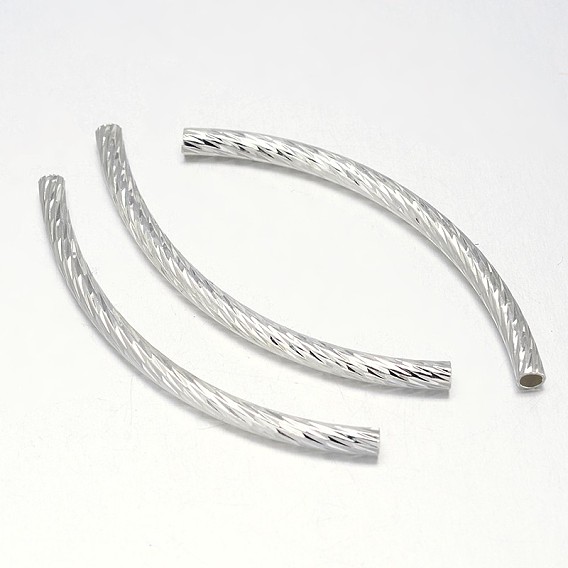 Brass Tube Beads, Barrel Plating