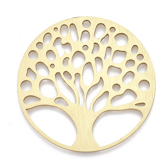 Алюминиевые большие подвески, Лазерная резка больших подвесок, плоские круглые с дерева жизни