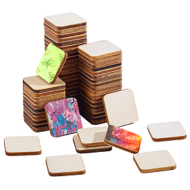 Древесины кабошонов, квадратный