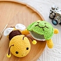 DIY Bee & Turtle Display Doll Decoration Crochet Kit, Including Cotton Thread, Knitting Tools