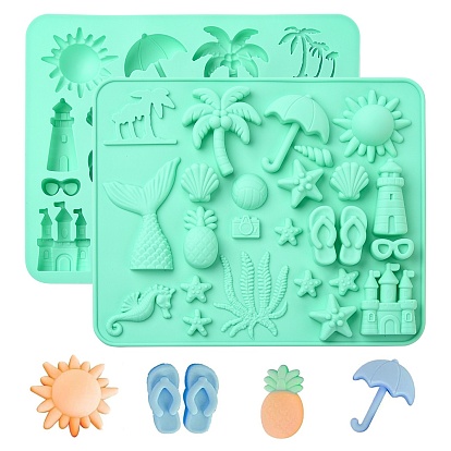 Haima Castle Chocolate Biscuit Candy Silicone Molds