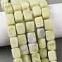 Природного нефрита нитей бисера, кубоид
