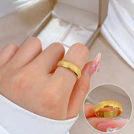 Минималистское крутое диско-кольцо из титановой стали - унисекс, просто, кольцо на указательном пальце.