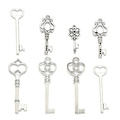 Tibetan Style Alloy Key Pendants