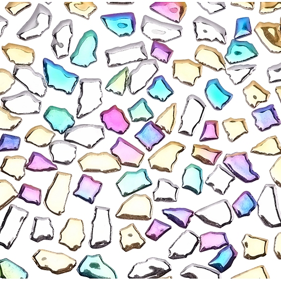 Porcelain Cabochons, Mosaic Tiles, for Home Decoration or DIY Crafts, Nuggets