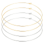4 шт. 2 цвета 304 изготовление колье-чокера из нержавеющей стали, ожерелья торк, без свинца и без кадмия