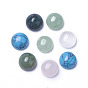 Edelstein-Cabochons, halbrund / Dome