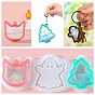 DIY Cat & Ghost & Tree Pendant Silicone Molds, Quicksand Molds, Resin Casting Molds, for UV Resin & Epoxy Resin Craft Making