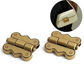 Zinc Alloy Bag Twist Lock Accessories, Handbags Lock, Rectangle