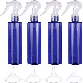PET Plastic Trigger Spray Bottles, with Polypropylene(PP) Spray Head, Plastic Funnel Hopper