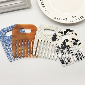Cellulose Acetate(Resin) Hair Combs, for Women Girls