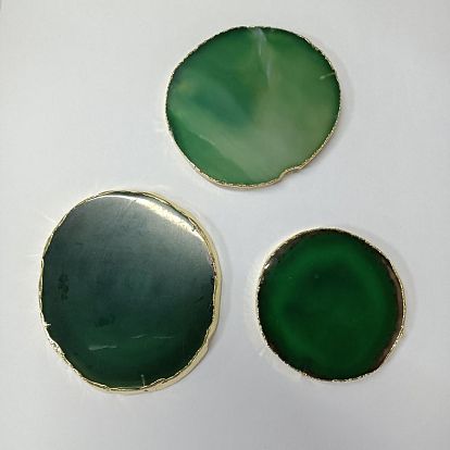 Natural Agate Wax Seal Mats, for Wax Seal Stamp, Wedding Invitations Making