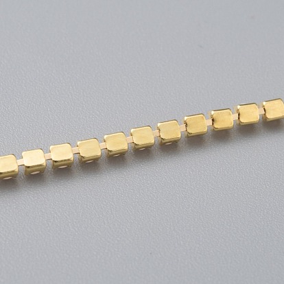 Brass Cup Chains, with ABS Plastic Imitation Pearl, with Spool, Wedding Dress Decorative Chains