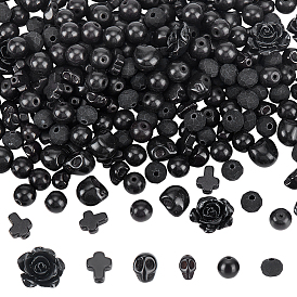 Наборы для изготовления ювелирных изделий своими руками, в том числе синтетические бирюзовые бусины, Стеклянные бусины, синтетических коралловых бусин